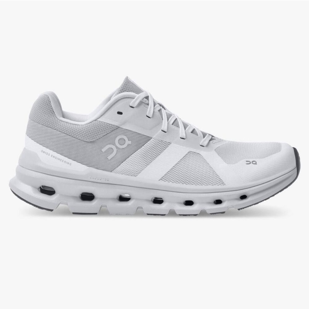 ON CLOUD Women's Cloudrunner Running Shoe in White/Frost size 9.5